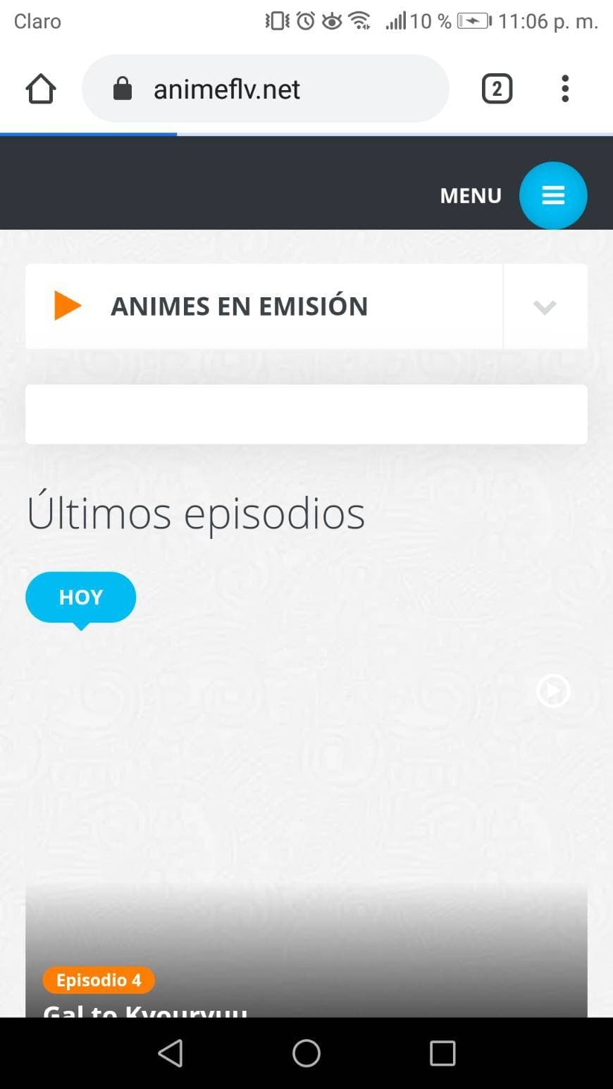 Serie Página para ver anime gratis 