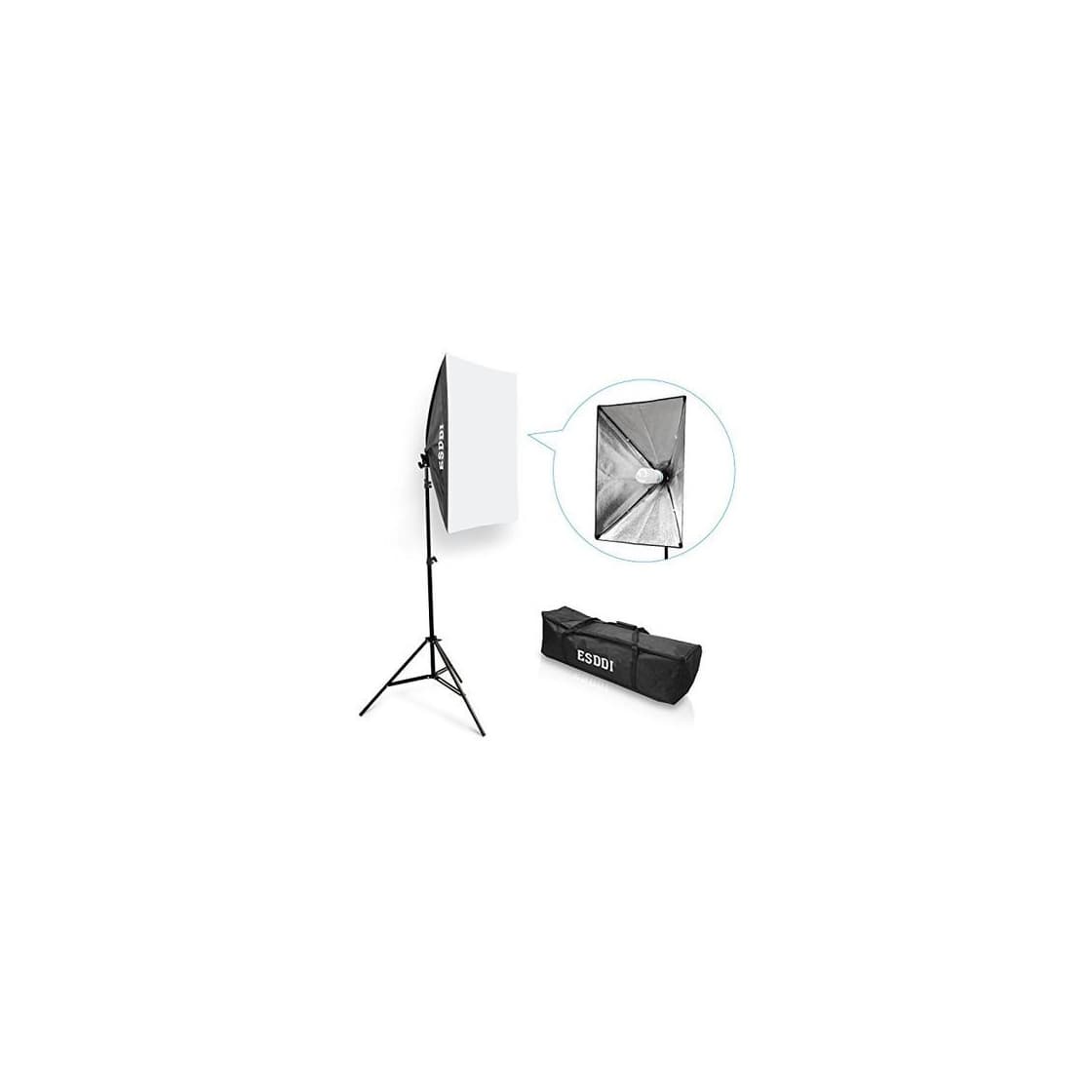 Electronic ESDDI Fotografia Softbox 50x70cm Continuo Kit lluminazione Boom Softbox Set Attrezzatura Fotografica