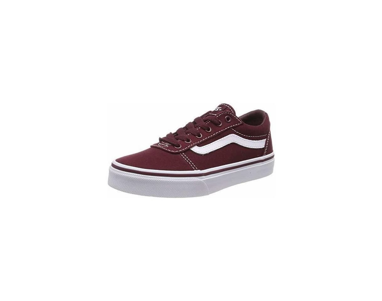 Moda Vans Ward Canvas Zapatillas Unisex Niños, Rojo