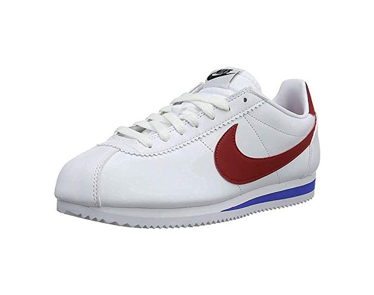 Moda Nike Wmns Classic Cortez Leather, Zapatillas de Running para Mujer, Blanco