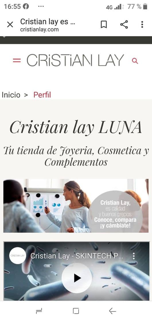 Moda Cristian lay LUNA 