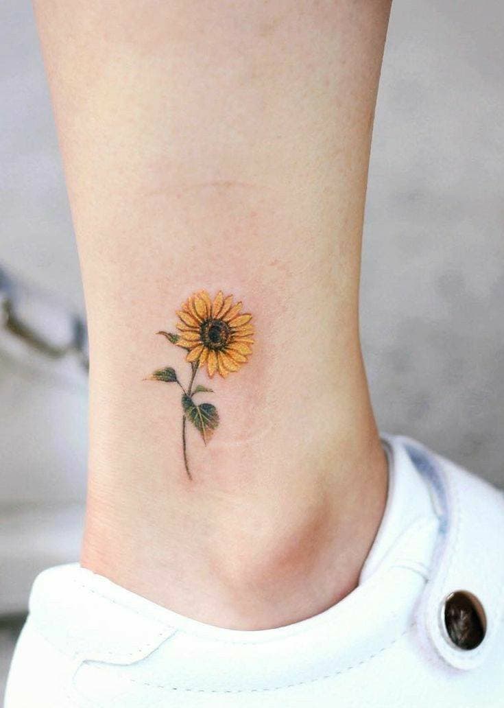 Moda Tatuaje GIRASOL