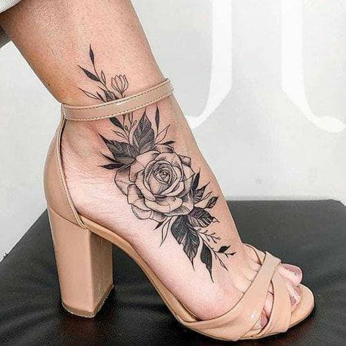 Moda Tatuaje flor 2