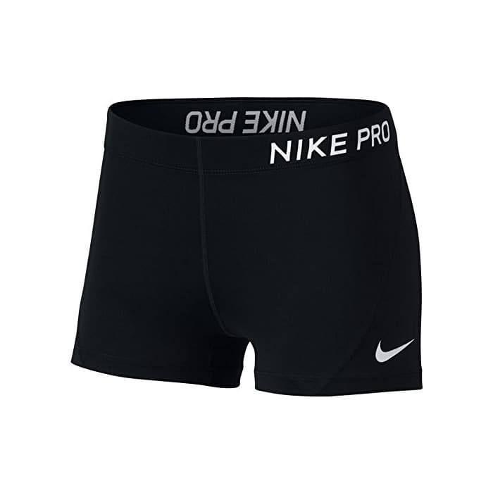 Fitness Nike Pro - Mallas Cortas para Mujer Negro Blanco/Negro Talla