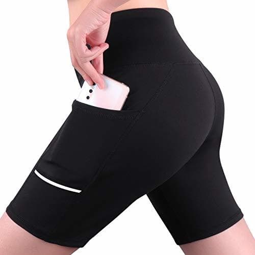 Product GRAT.UNIC Pantalón Corto Deportivo para Mujer, Running Pantalones Cortos de Yoga con