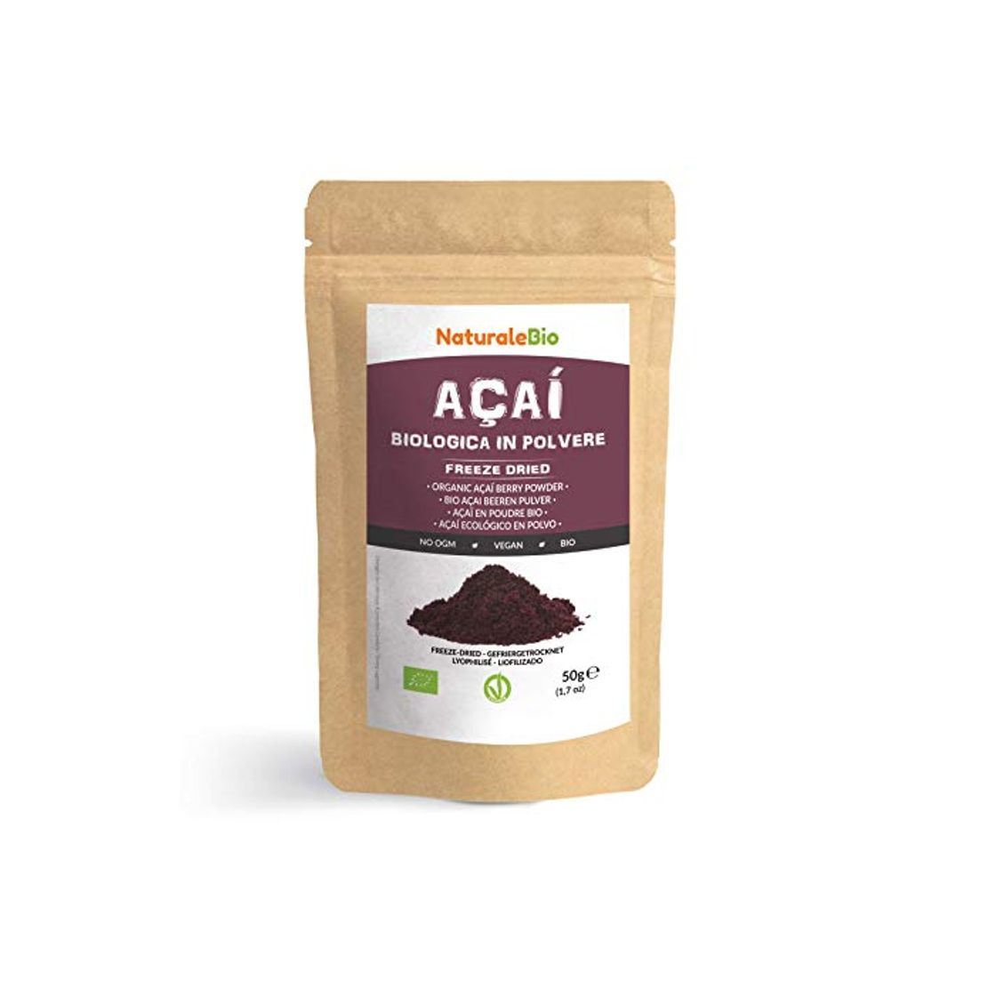 Product Bayas de Acai Orgánico en Polvo [Freeze - Dried] 50g