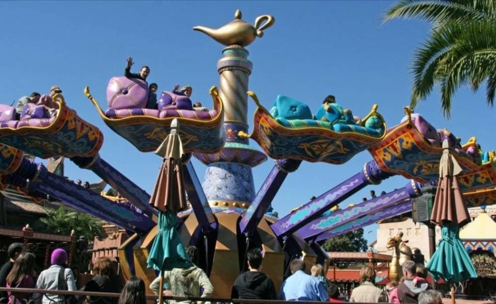 Moda Tapetes Voadores do Aladino na Disneyland Paris