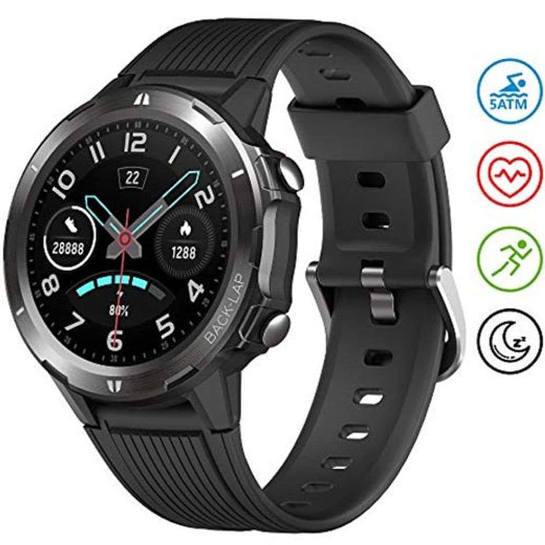 Producto UMIDIGI Uwatch GT Reloj Inteligente Smartwatch 5ATM Impermeable con Cronómetro Pulsera Actividad