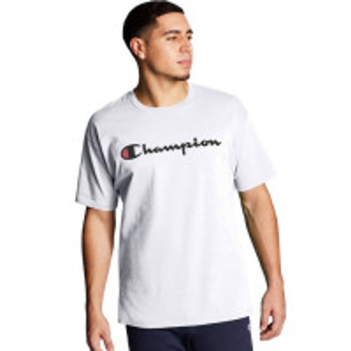 Moda Camiseta Champion Branca Silk Logo