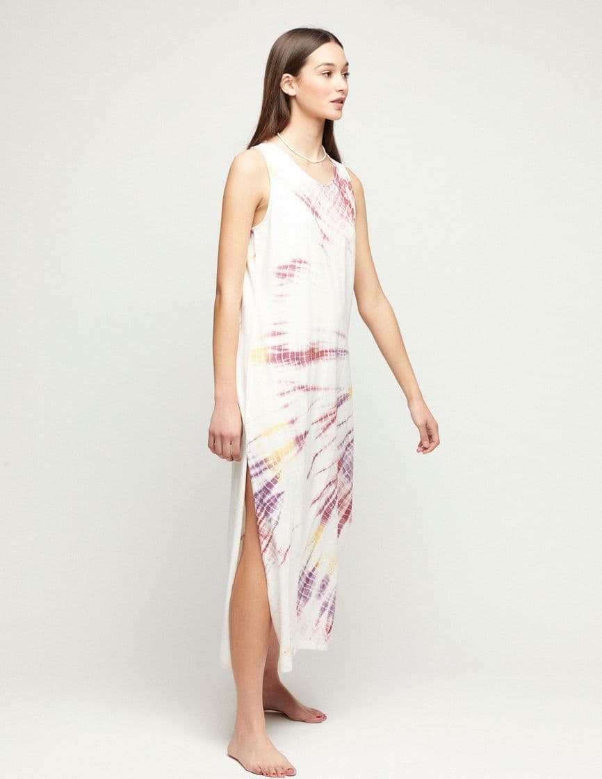 Fashion VESTIDO LARGO TIE DYE FRESAS