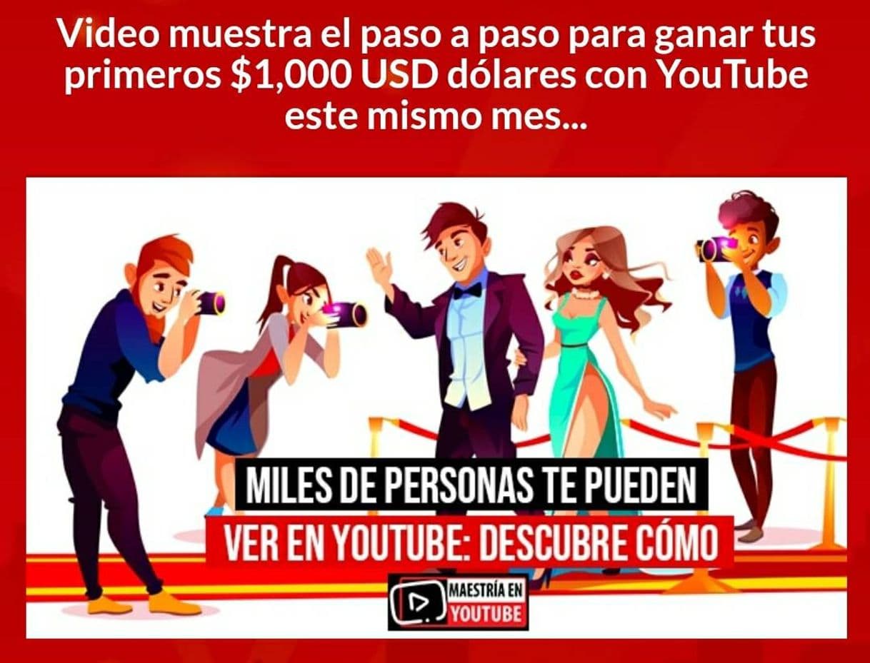 Moda Miles de personas te pueden ver en you tube Aprobecha