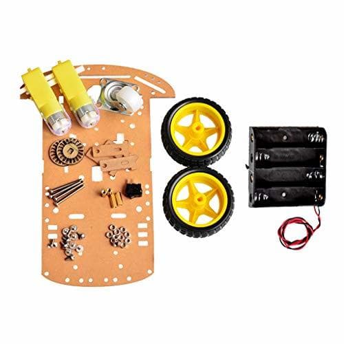 Product Kit de 2wd Diy Motor Robot Soldadura Chasis de Coche Codificador Accesorio