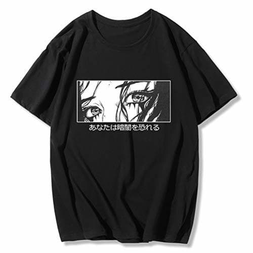 Producto Camiseta de Manga Corta con diseño de Anime de Harajuku, Estilo Informal,