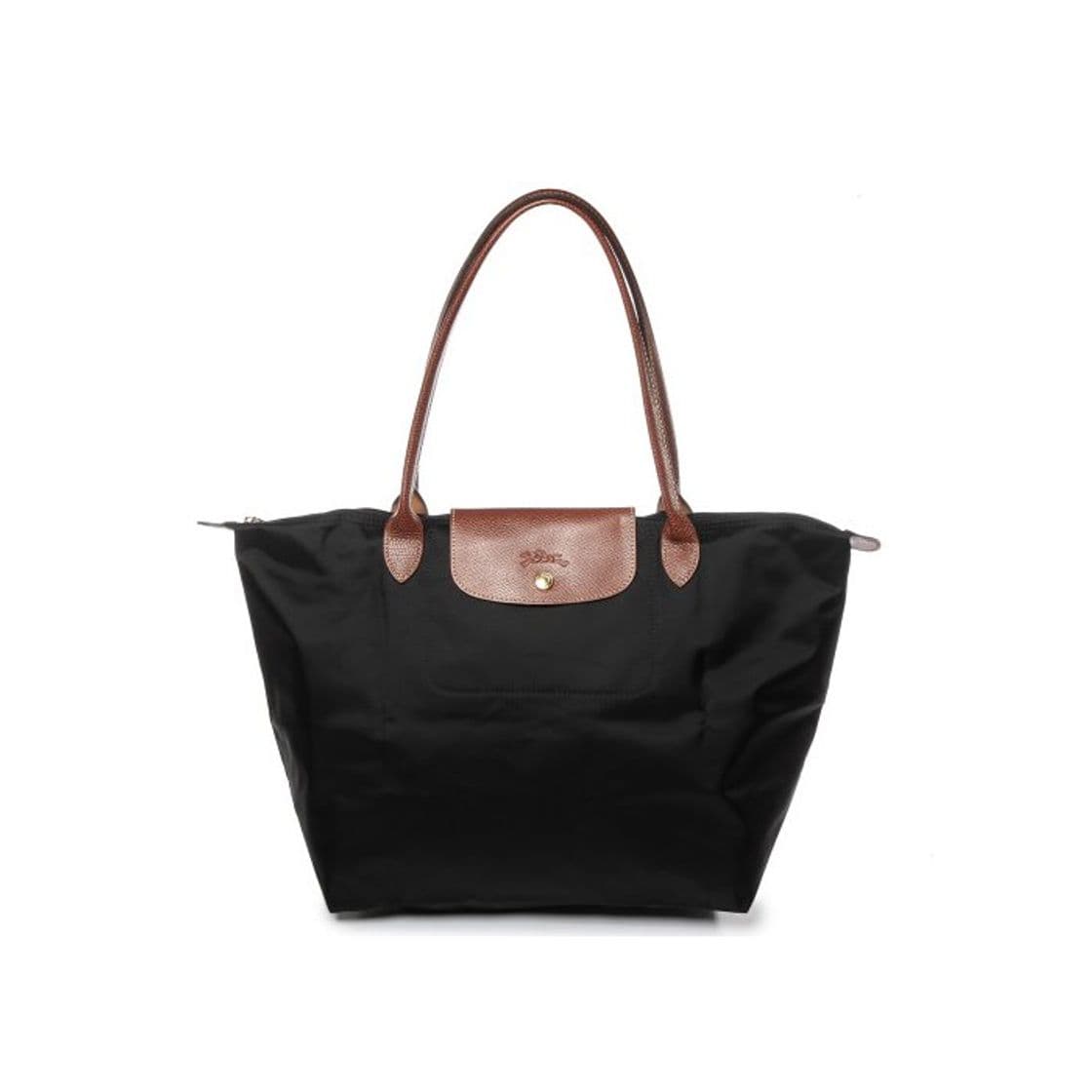 Moda Longchamp - Bolsa de Sintético Mujer, color Negro, talla 19x30x31 cm