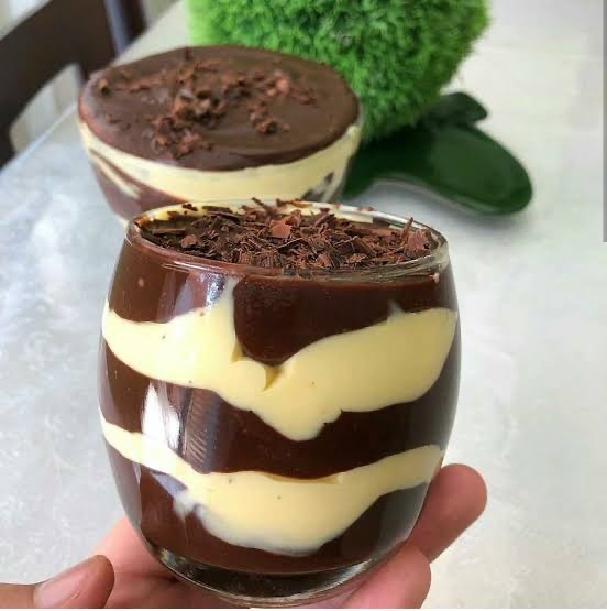 Moda Mousse de maracujá com chocolate 