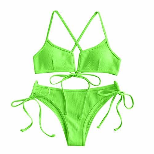 Product riou Bikini Conjuntos de Bikinis para Mujer Push Up Mujeres Sexy Sólido