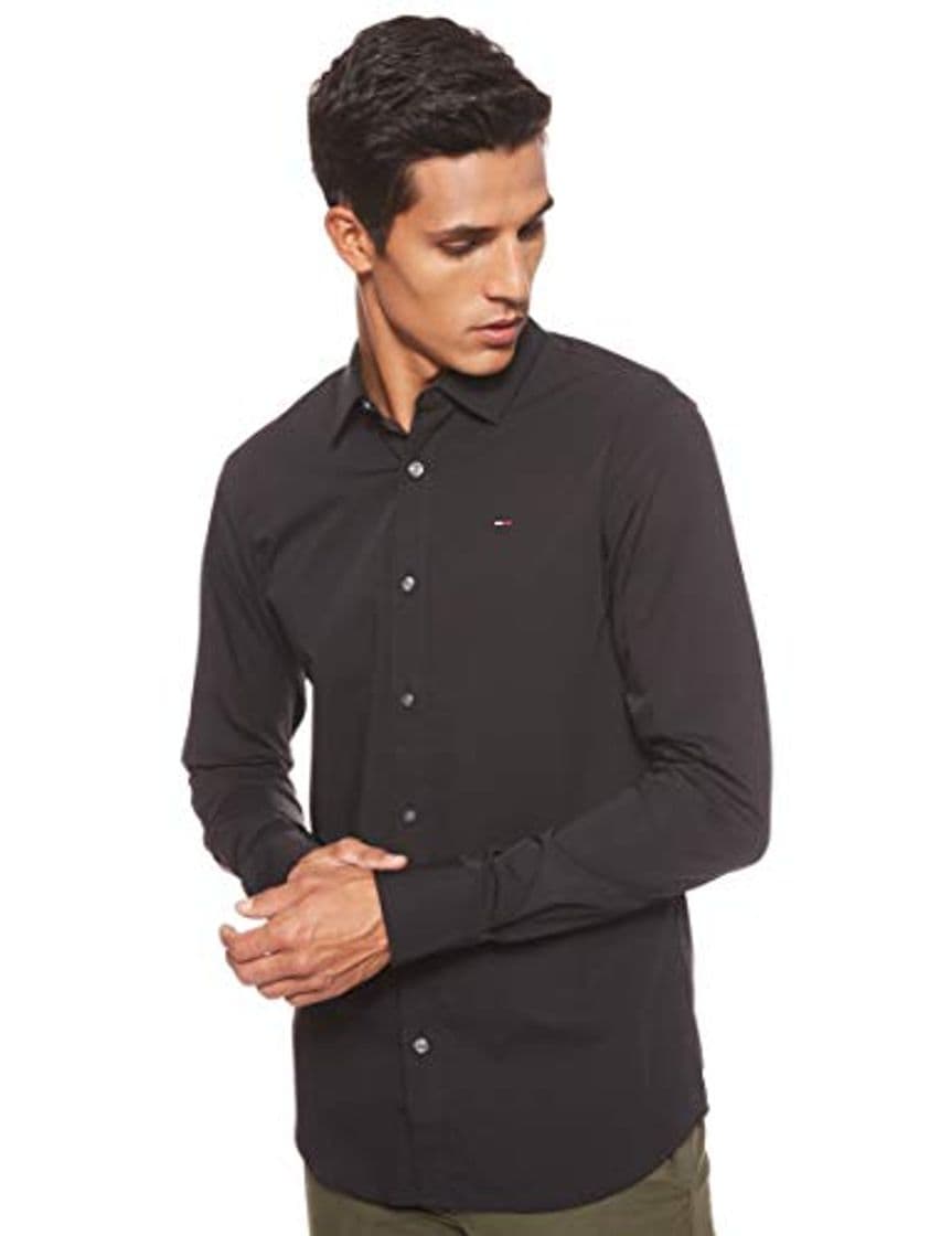 Product Tommy Hilfiger Original Stretch Camisa, Negro