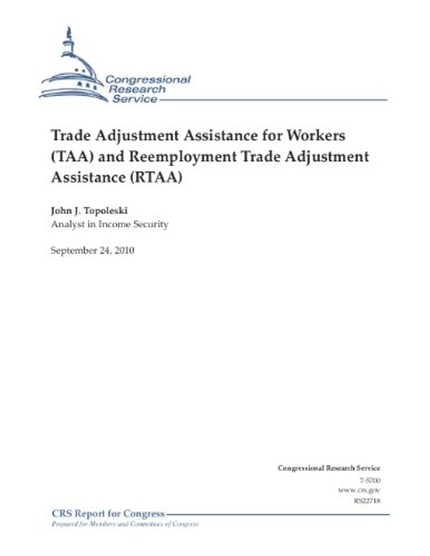 Libro Trade Adjustment Assistance for Workers