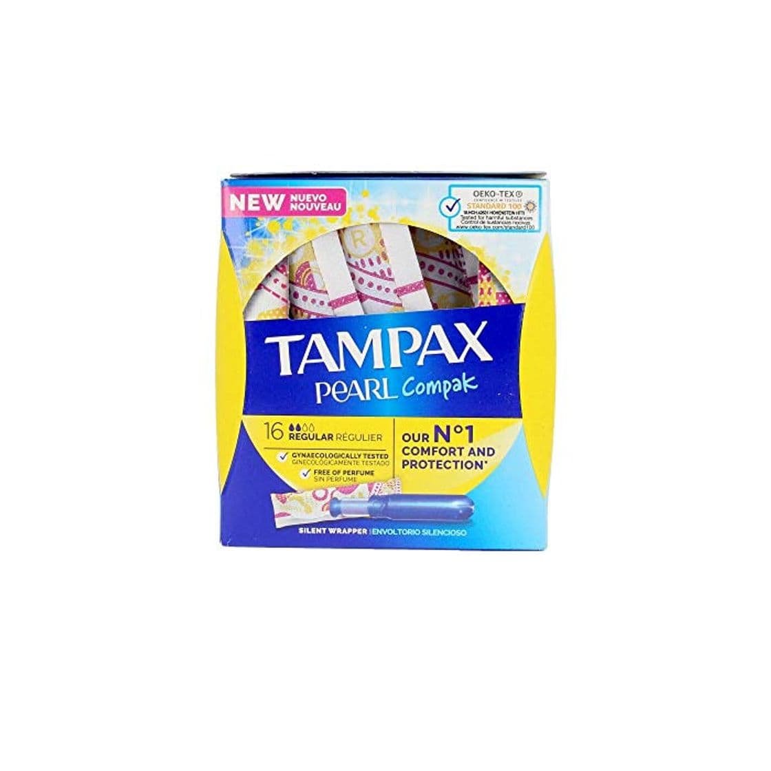 Producto Tampax Pearl Compak Pearl Regular