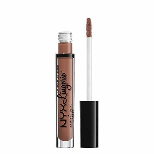 Beauty NYX Professional Makeup Pintalabios Lip Lingerie Liquid Lipstick, Acabado cremoso y mate,