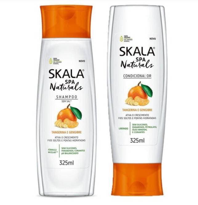 Fashion Skala - Shampoo e condicionador/Tangerina e Gengibre  