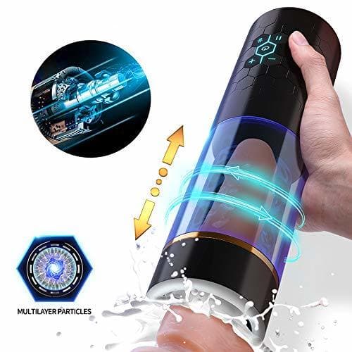 Product Māştừrbador masculino Realista Eléctrico Automático de silicona Impermeable Masajeador de pểnể con