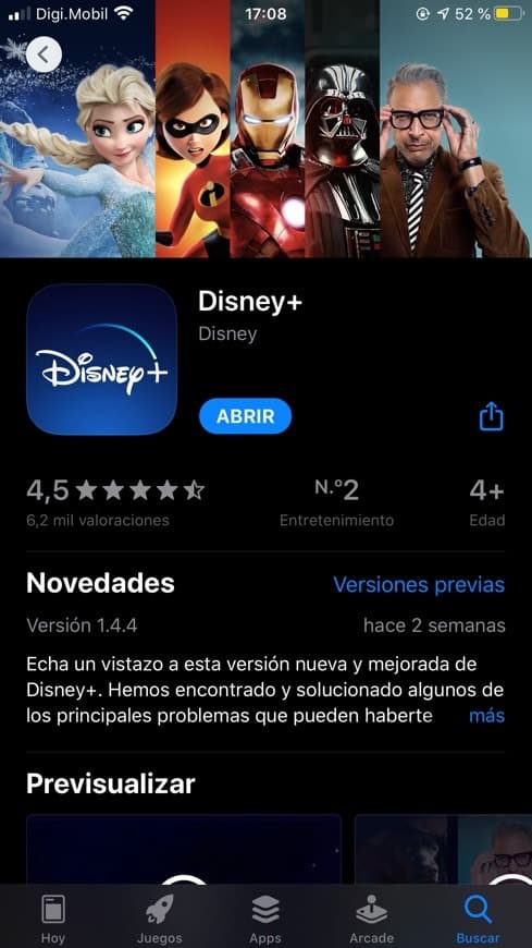 App ‎Disney+ en App Store