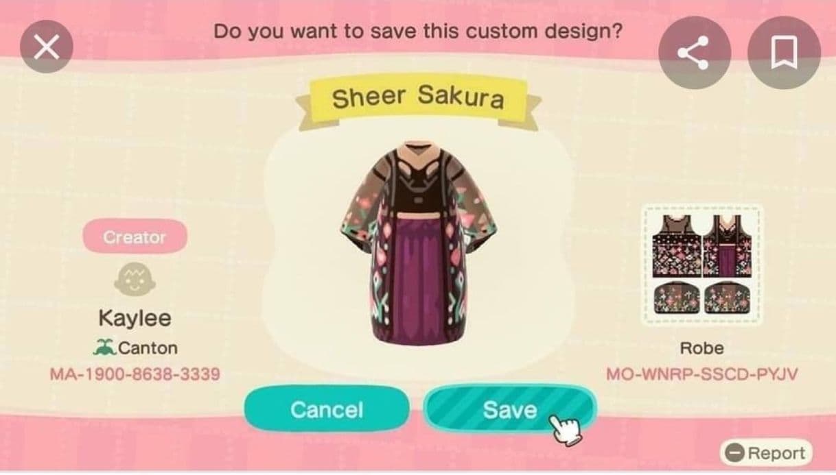 Fashion Sakura dress