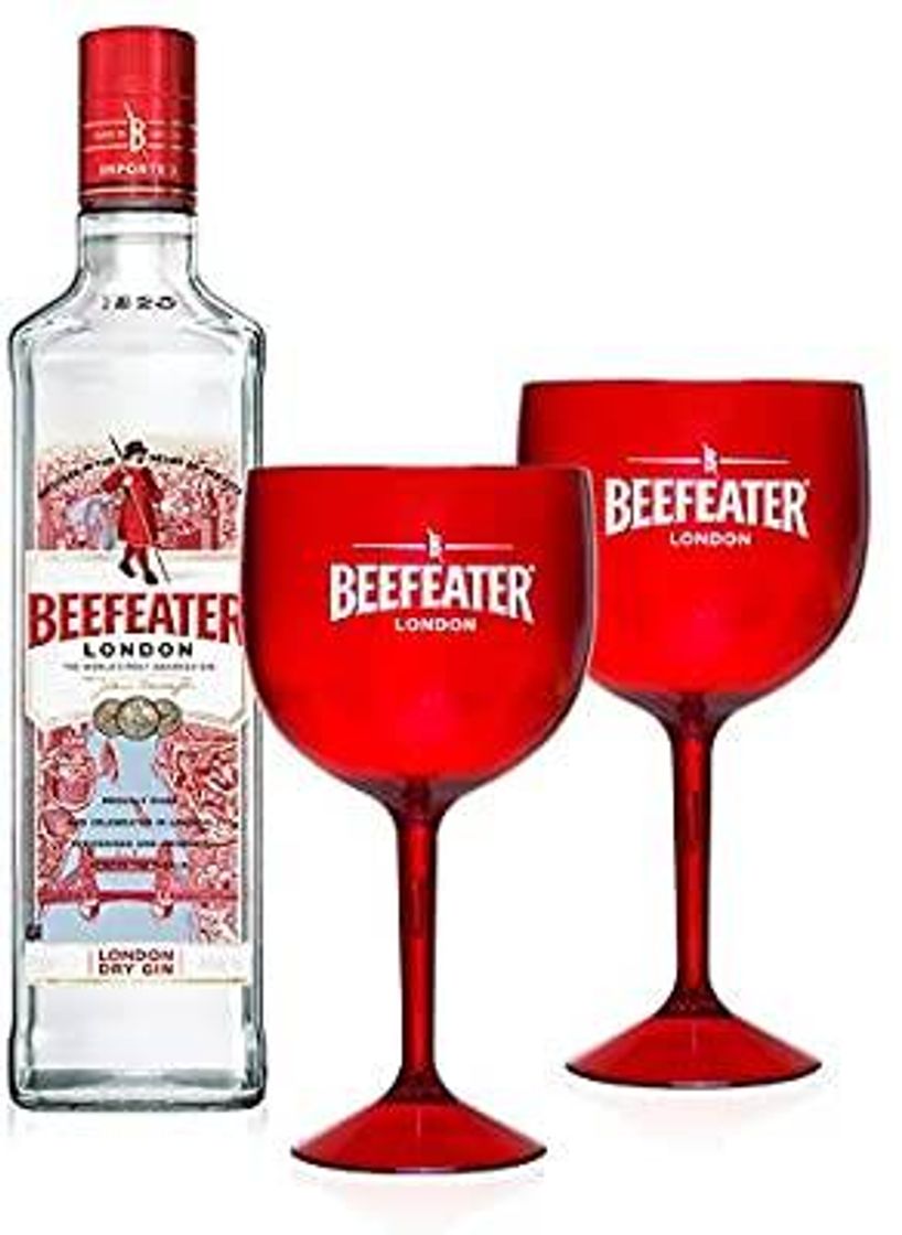 Moda Kit Gin Beefeater London Dry 750ml + 2 taças