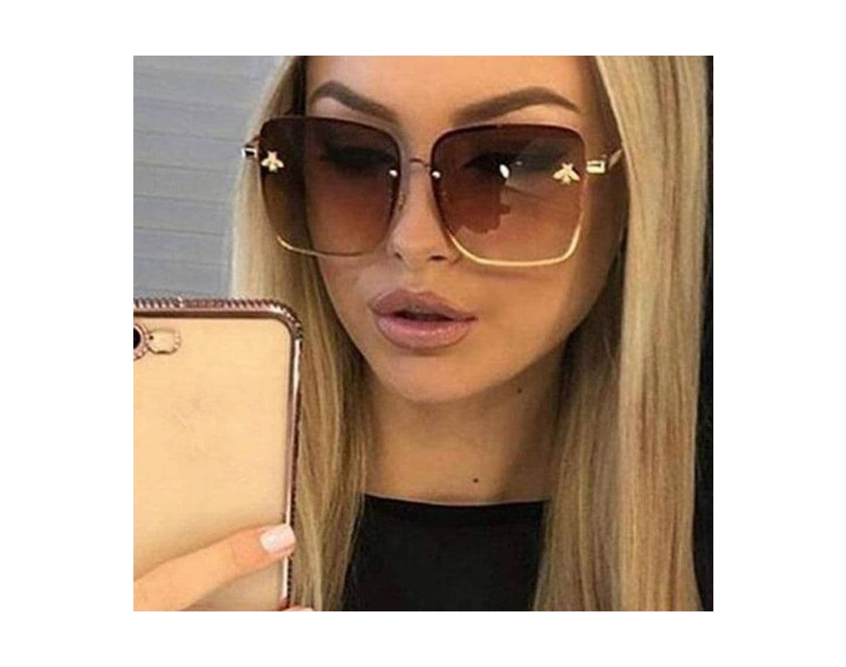 Producto Long square sunglasses retro mulheres designer abelha

