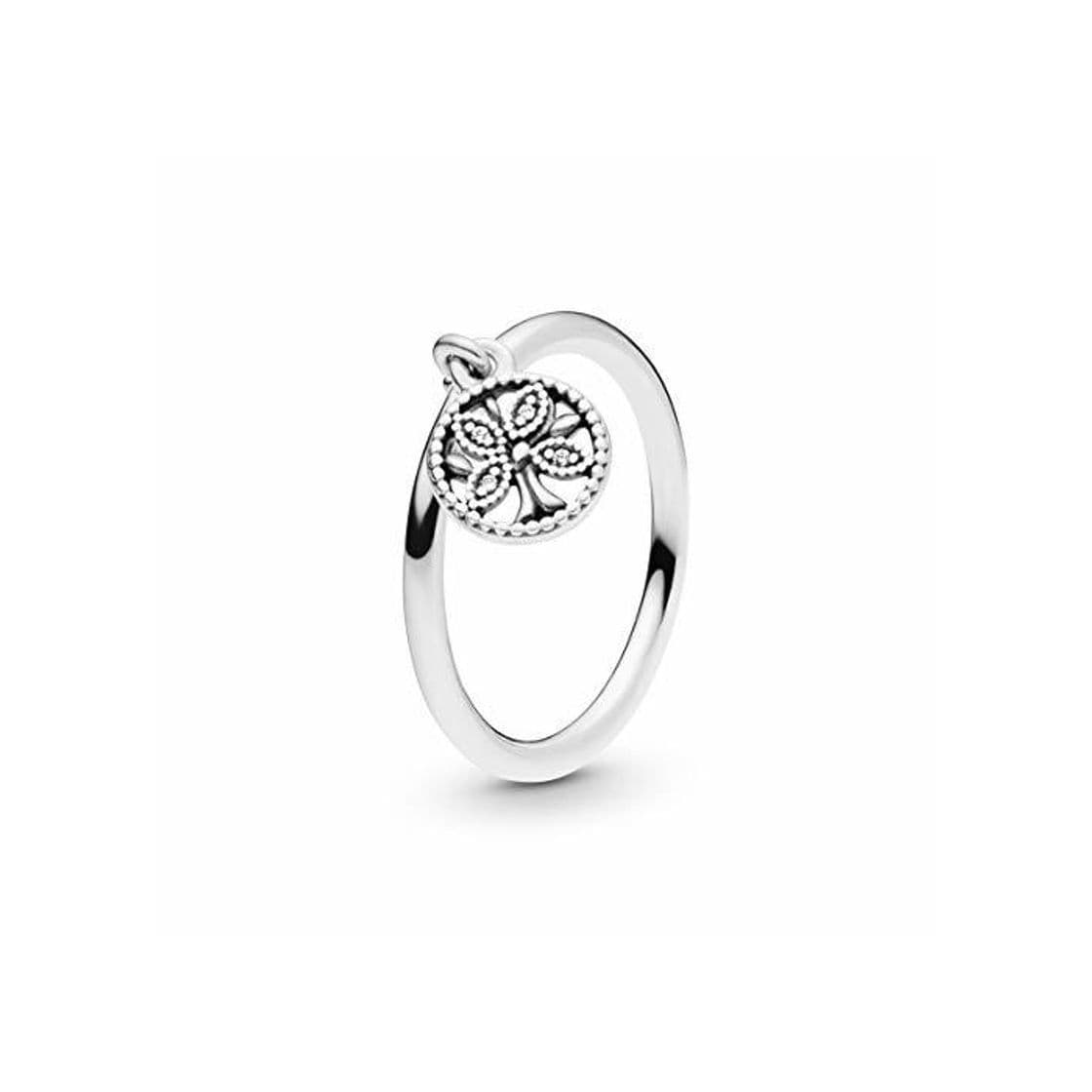 Producto PANDORA Anillos de Tres Piedras Pedida Mujer Plata