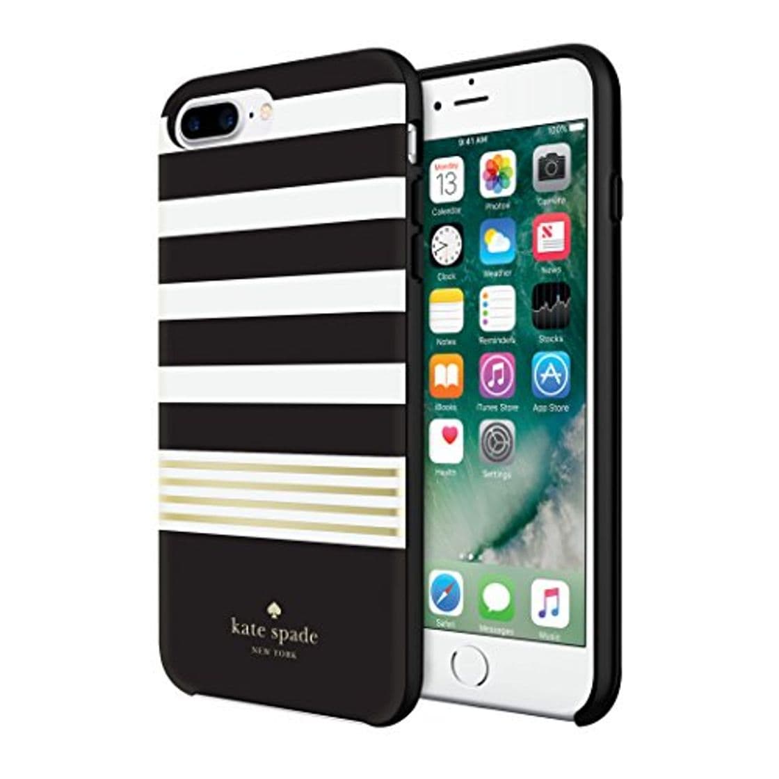 Producto Kate Spade New York Hardshell Case Carcasa para Apple iPhone 7 Plus – Oro/Multi Transparente