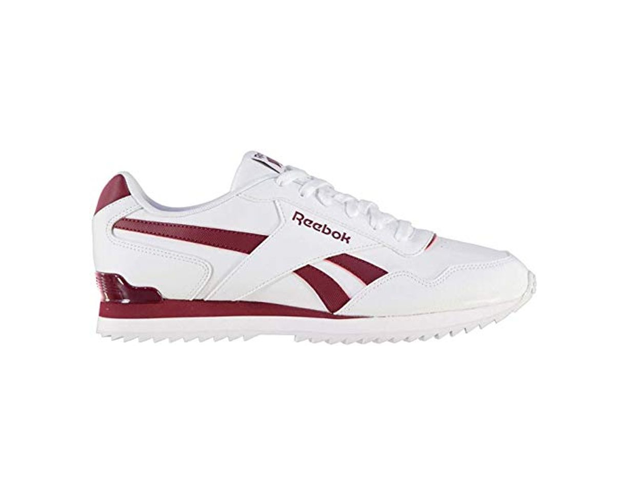 Product Reebok Hombre Royal Glide Ripple Clip Zapatillas Deportivas Blanco/Borgoña EU 40.5