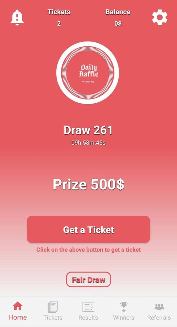 App Daily Raffle