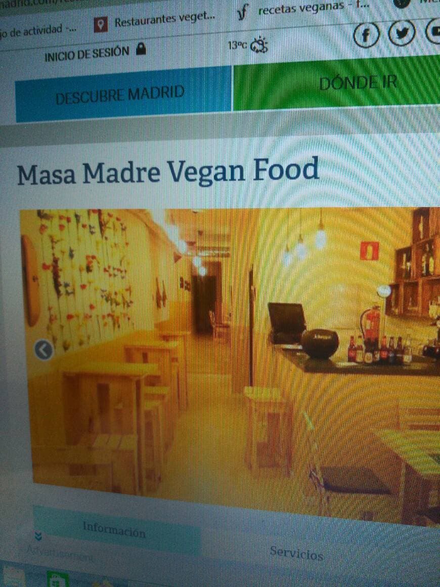 Restaurants Masa madre vegan food