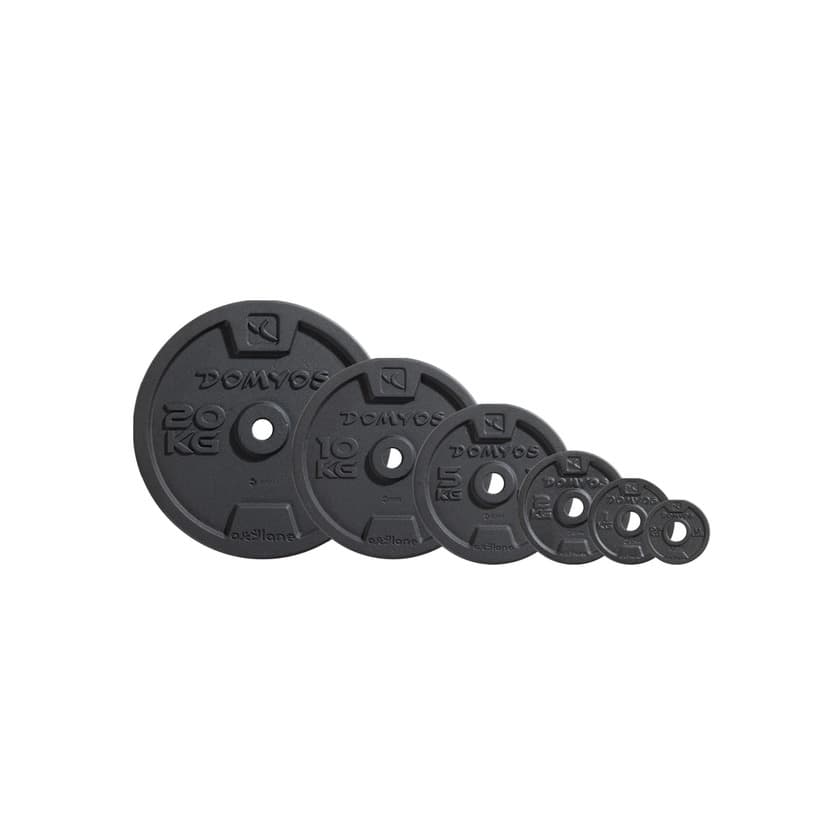 Product Disco de Musculação em Ferro Fundido 28 mm DOMYOS- Decathlon