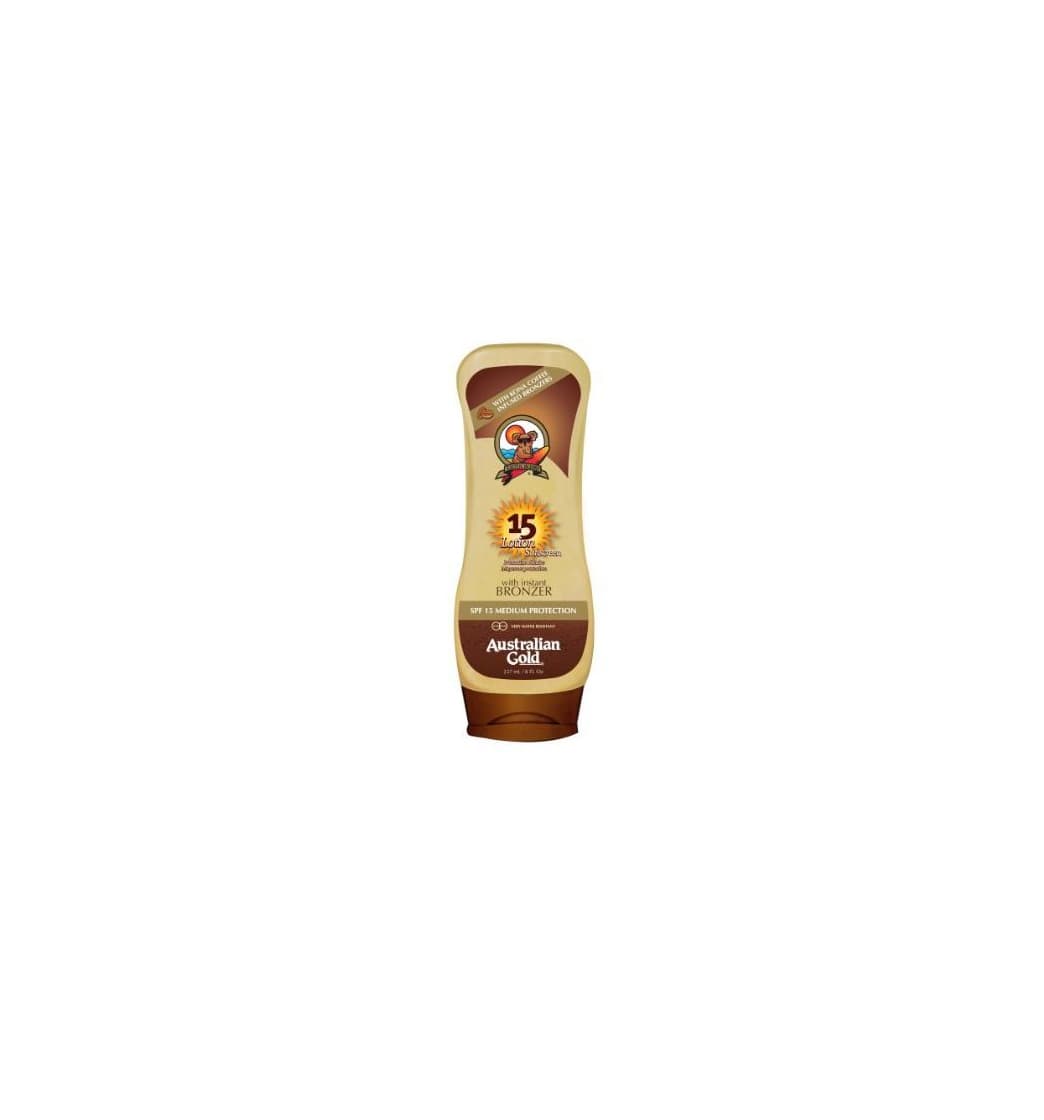 Producto Australian Gold Sunscreen SPF15 Loción con Autobronceante