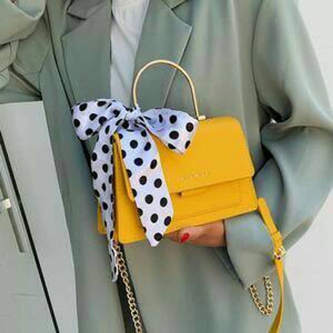 Fashion Bolsa amarelo 