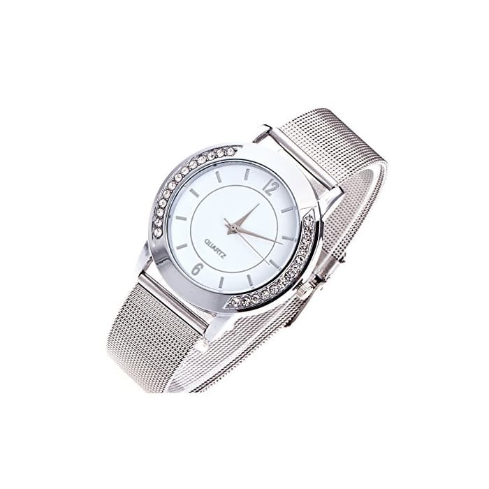 Product Mujer Reloj de Moda Chino Cuarzo Reloj Casual Acero Inoxidable Reloj