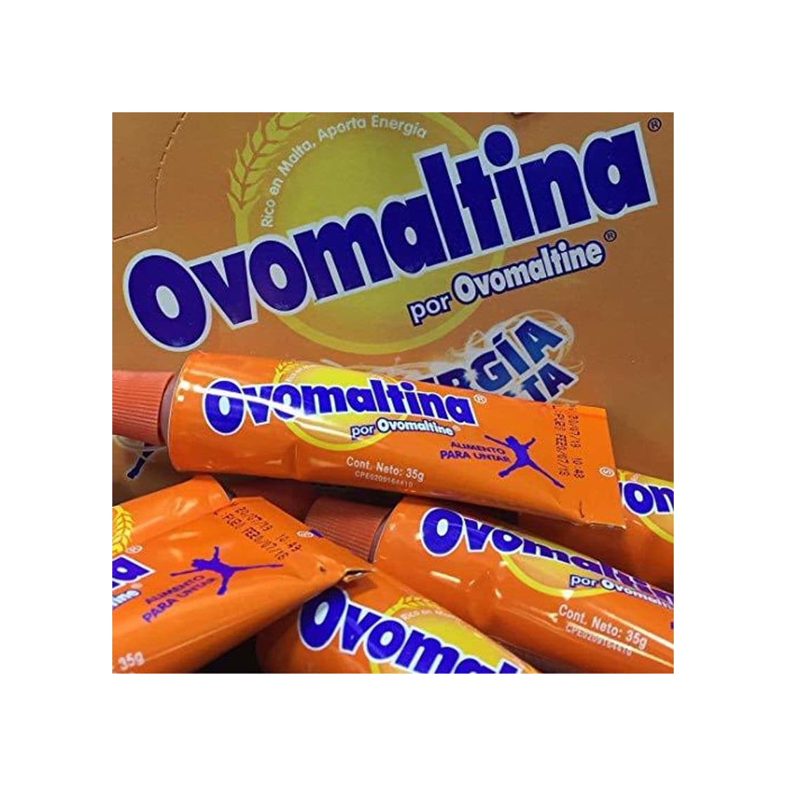 Product OVOMALTINA Chocolate en Tubito Alimento para Untar 3 Tubos de 35 gr