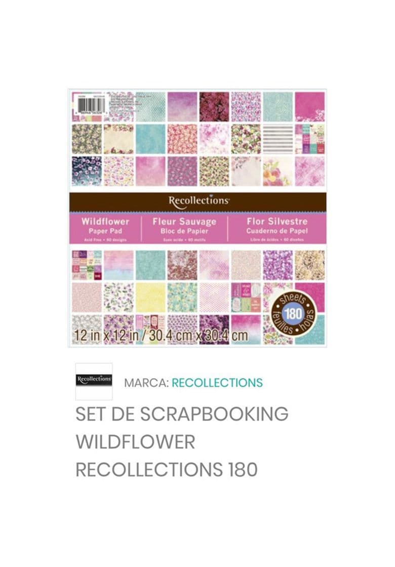 Producto Papel scrapbooking