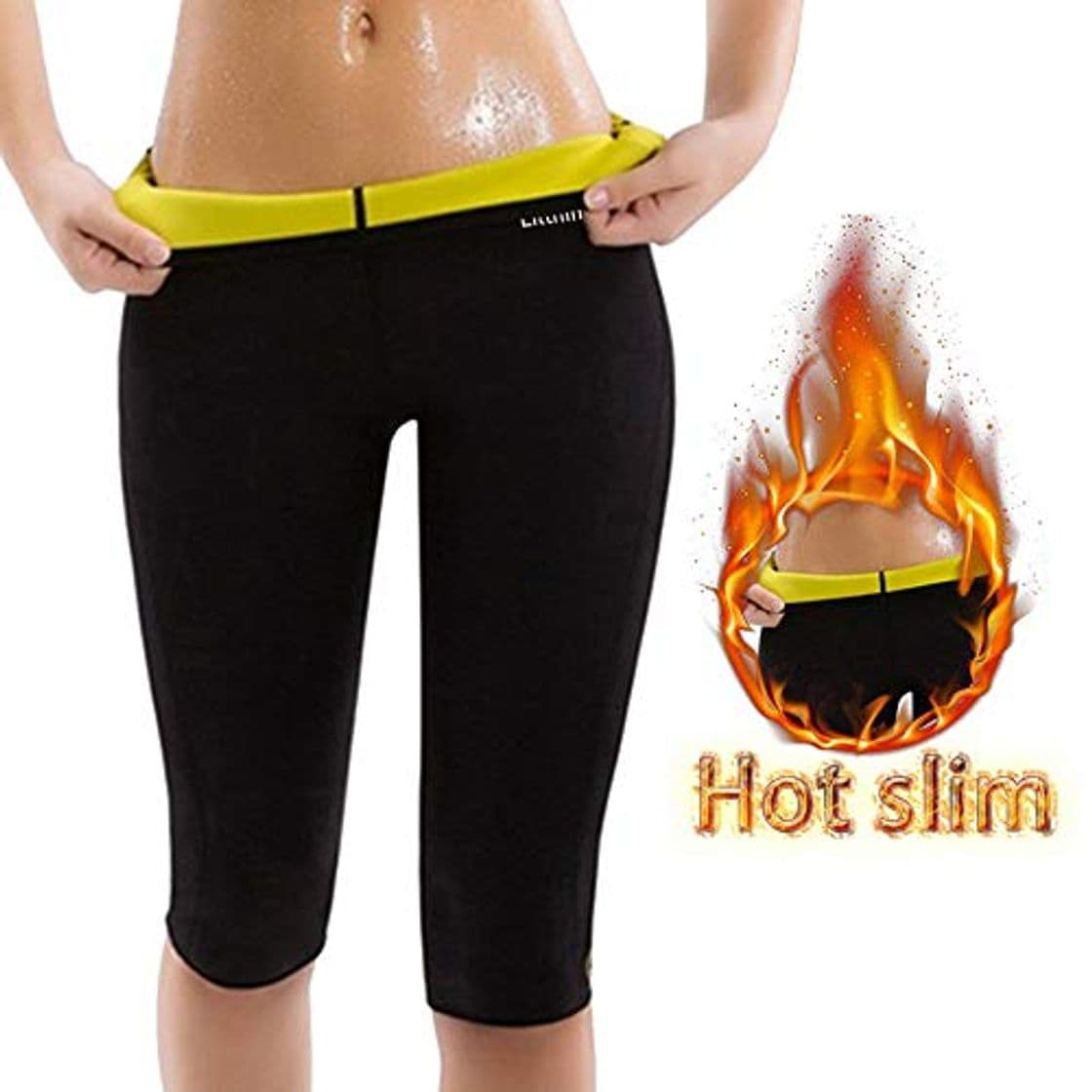 Producto Litthing Pantalones para Adelgazar Neopreno Mujer Deportivos Pantalones Sauna Pantalón de Sudoración