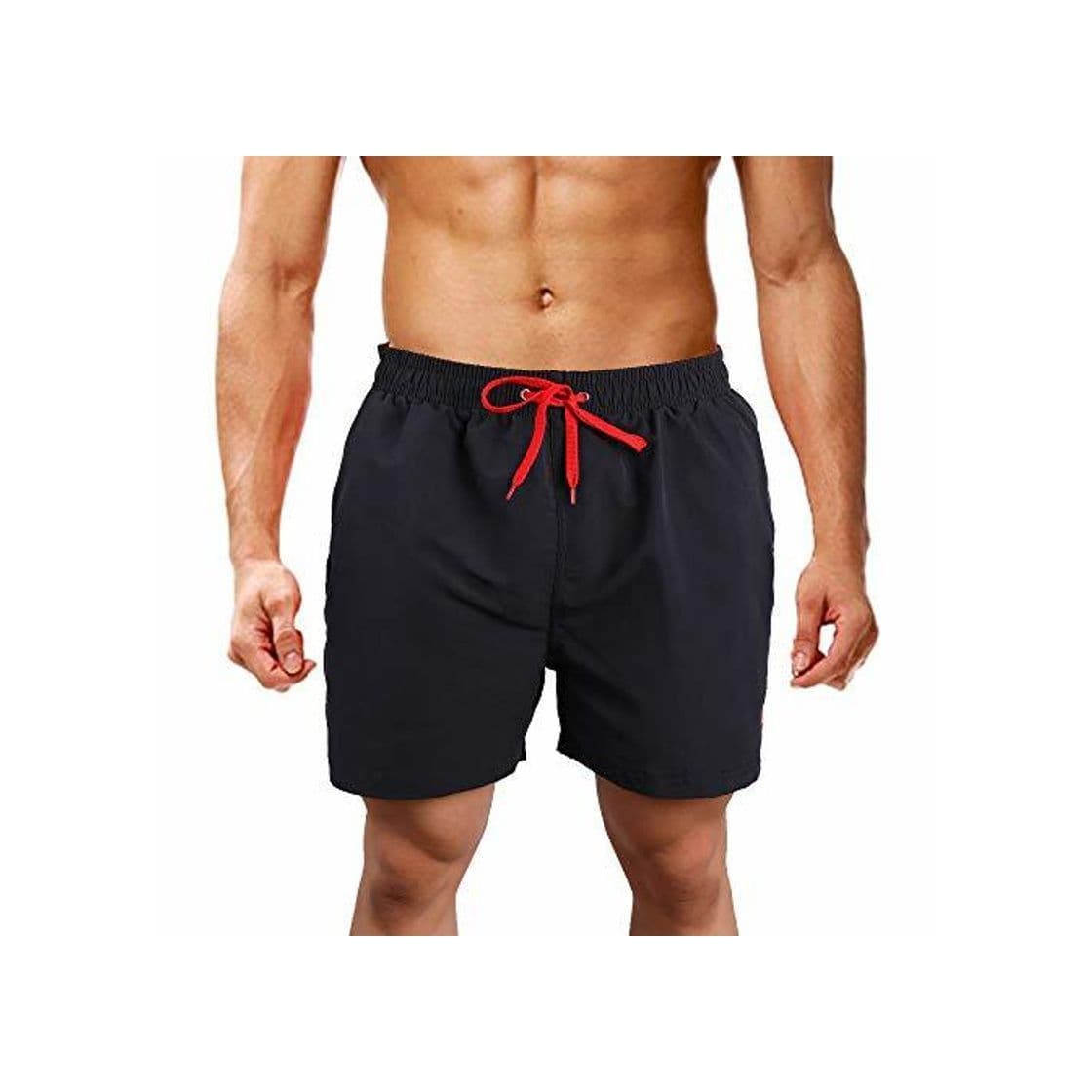 Product LK LEKUNI Bañador Hombre Pantalones de Playa con Forro con Cordón Traje