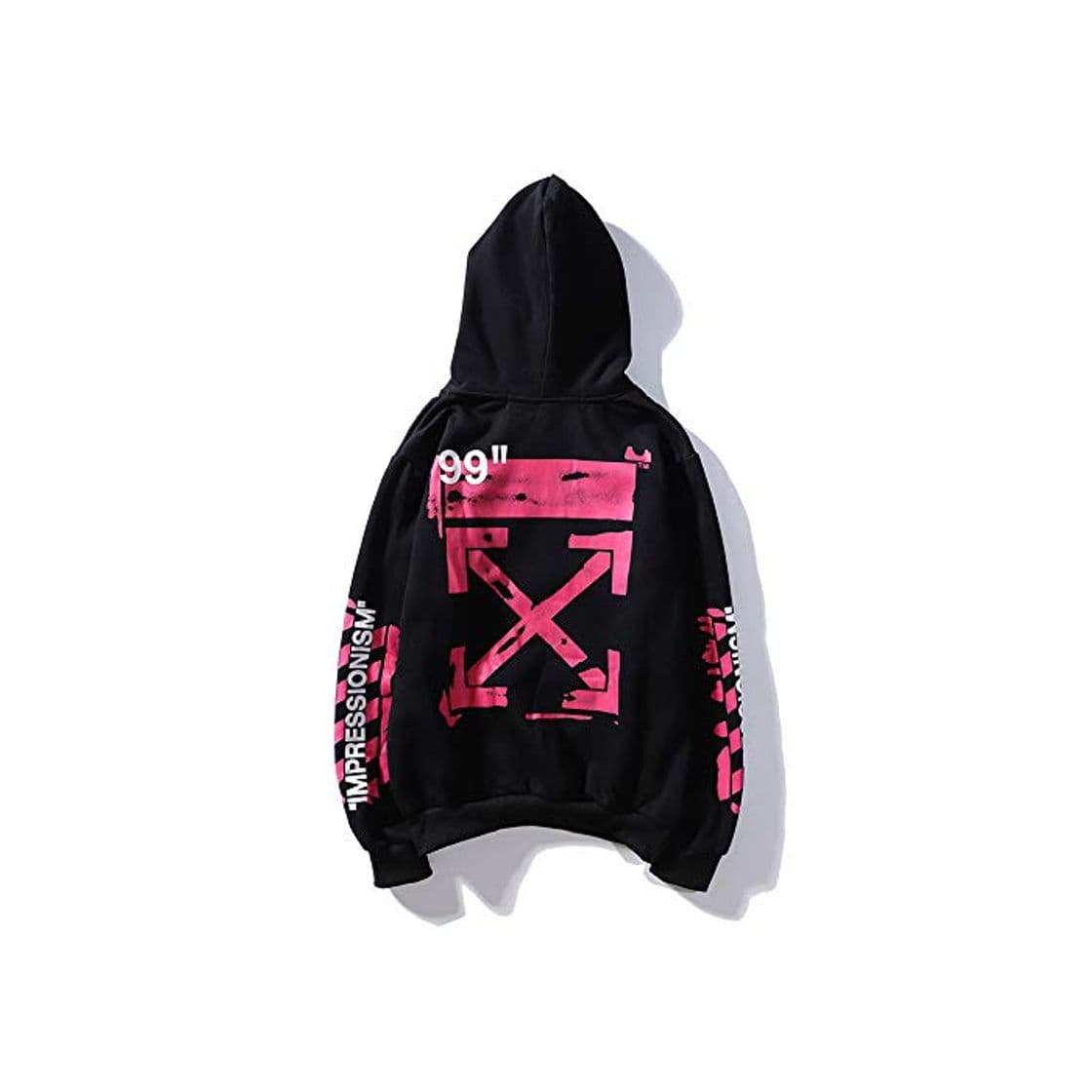 Product WTSXXN Unisex Off OW White Hombres Graffiti Hip-Hop Sudadera con Capucha para