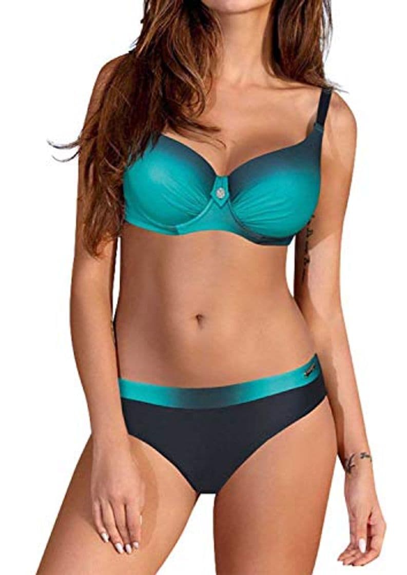 Place UMIPUBO Bikini Mujer Trajes de Baño con Relleno Push-Up Acolchado Bra Tops