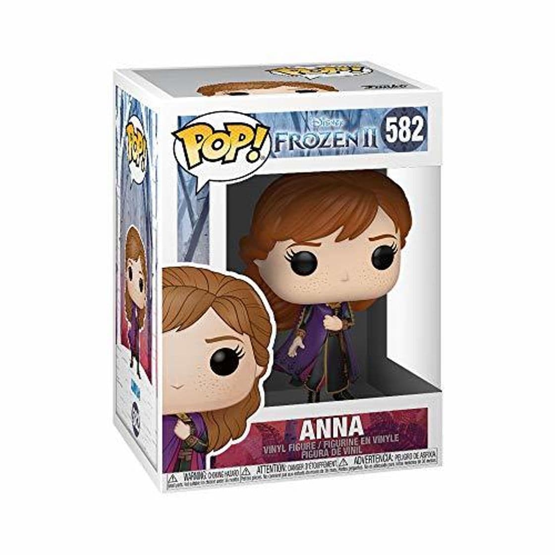 Juego Funko- Pop Disney: Frozen 2-Anna Figura Coleccionable, Multicolor