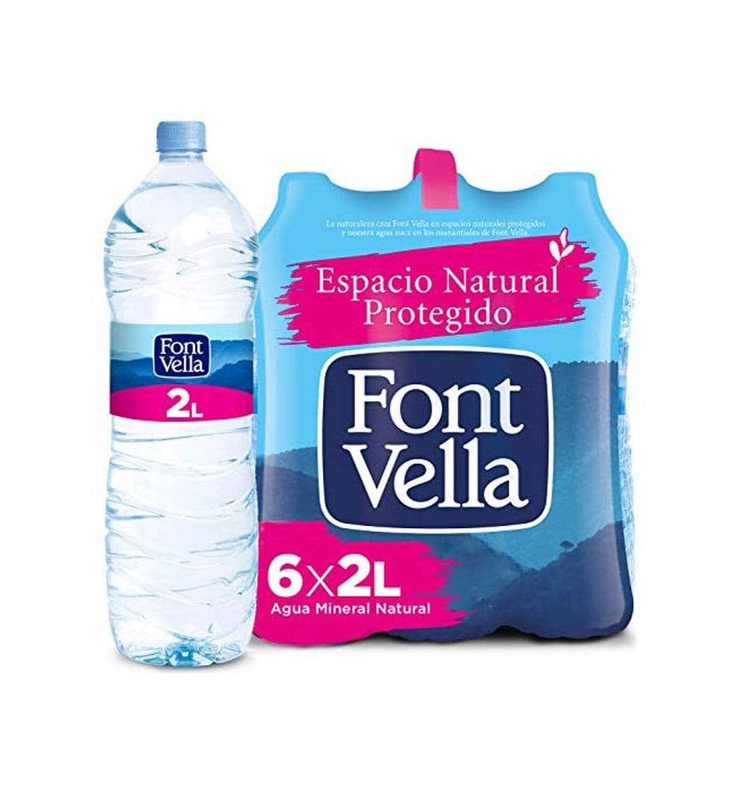 Producto Agua Mineral Natural Font Vella 2L X 6