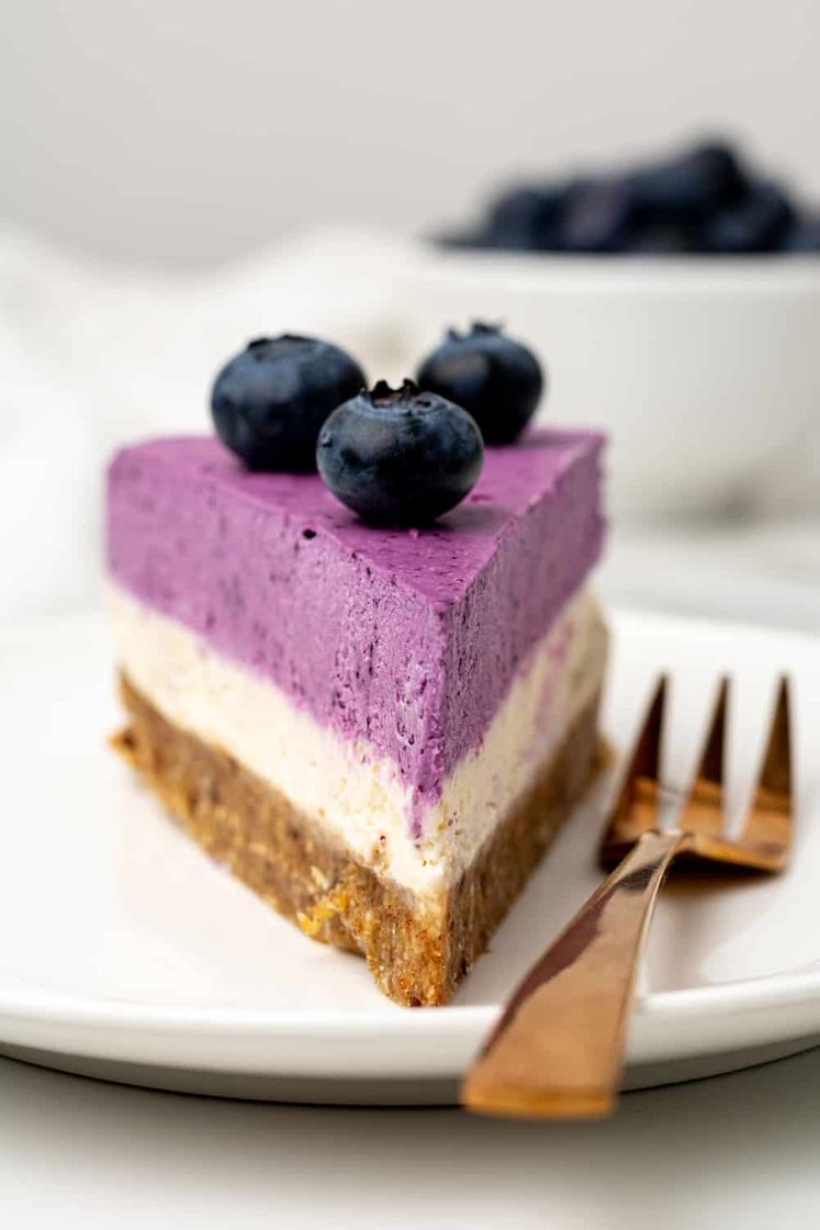 Fashion Quick and Easy Vegan No-Bake Blueberry Cheesecake (Raw)