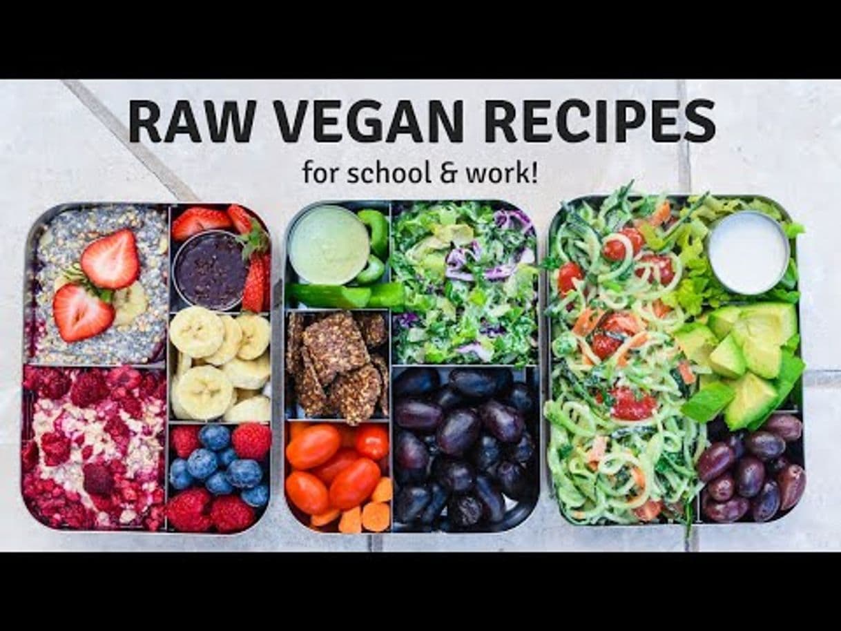 Fashion Raw Vegan Meal Prep Recipes! 