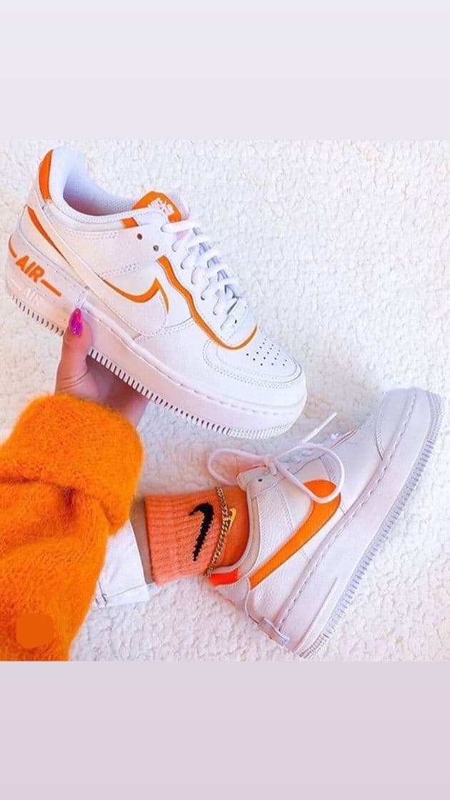 Moda Air force shadow laranja 